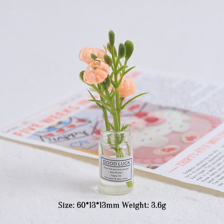 Multicolor three-dimensional luminous vase, creative handmade DIY cream glue accessories, resin small parts - V.I.P Digital Presence