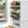 New Magnetic Shelf Moveable Magnetic Fridge Organizer  Rack Seasoning Organizer Spice Rack for Refrigerator - V.I.P Digital Presence