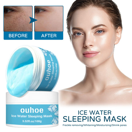Apply A Sleep Mask, Moisturize Shrink Pores Reduce Facial Melanin Refreshing Mask - V.I.P Digital Presence