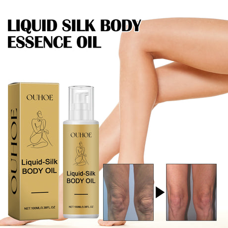 Liquid Silk Body Essence Oil, Anti-Wrinkle Hydrating Repair Chicken Skin Firming Beauty Body Care Oil - V.I.P Digital Presence