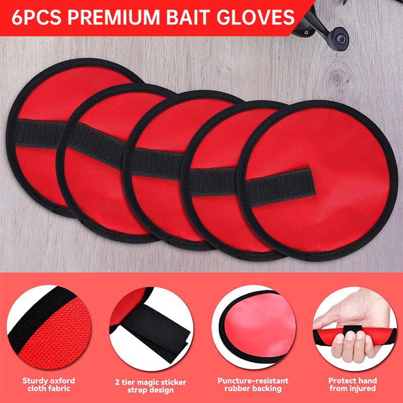 6 - piece set of 5.9 - inch lure wraps. Doubles as covers, gloves, hook protectors. Keeps anglers safe while fishing. - V.I.P Digital Presence