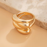 Punk style exaggerated irregular folds personalized winding fish tail bracelet Bracelet - V.I.P Digital Presence