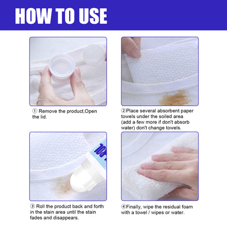 JUE FISH Stain-Rol, White Coffee Stains For Scouring Agent Degreasing Make-Up Stain - V.I.P Digital Presence