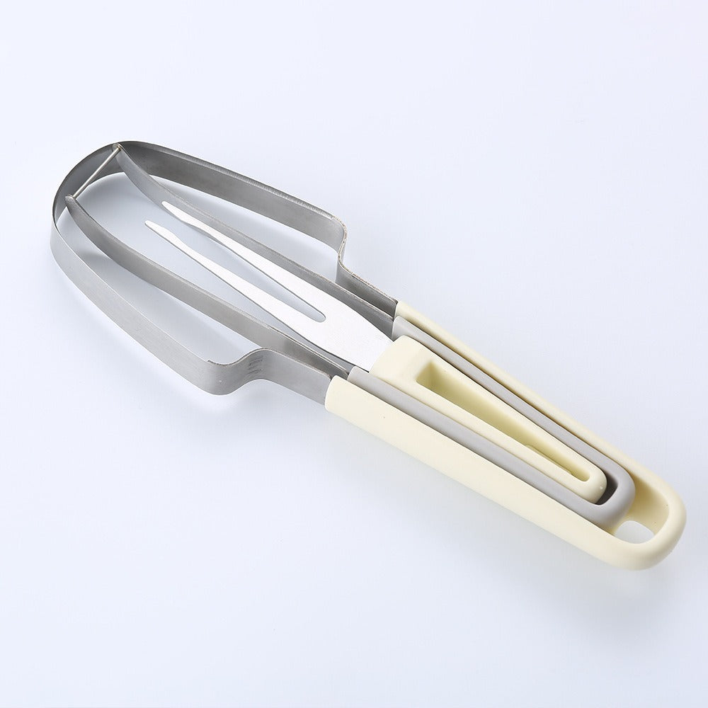 3-in-1 Watermelon Cutter Stainless Steel Fruit Carving Knife Multi-functional Melon Fork Slicer Tool for Camping Kitchen Gadgets - V.I.P Digital Presence