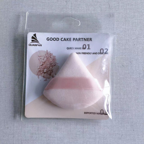 Triangle Dry Powder Puff Fiber Crystal Cotton Delicate On Makeup Beauty Tools Powder Puff - V.I.P Digital Presence