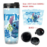 Stitch Stitch animation peripheral double-layer insulated plastic cup two-dimensional cartoon tea cup cold water kettle water cup - V.I.P Digital Presence