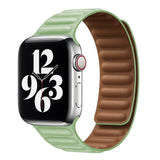 Suitable For iwatch8 Watchband S7 SE 6/5/43 Magnetic Suction New Leather Loopback Chain Apple Watch Wristband - V.I.P Digital Presence