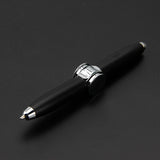 Multi functional rotating luminous flash decompression decompression fingertip rotating metal finger gyroscope ballpoint pen - V.I.P Digital Presence