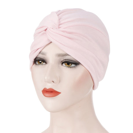 New elastic fabric with crossed candy colored twisted hat and candy colored base on the forehead - V.I.P Digital Presence