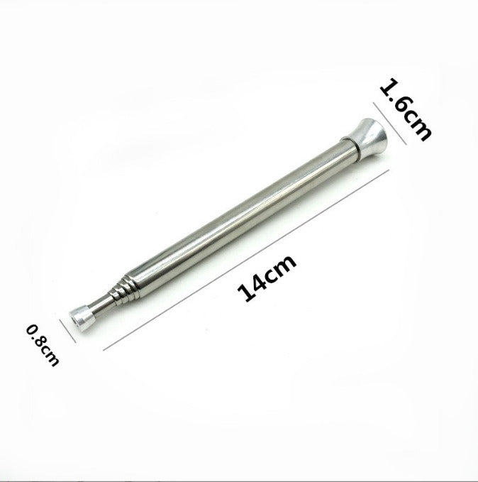 Varilla de fuego para acampar y picnics al aire libre, utensilios de cocina para exteriores, tubo de fuego expandible, acero inoxidable