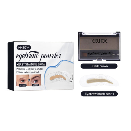 Eyebrow Powder Set Makeup Natural Lasting Waterproof Not Easy To Decolorize Dizzy Lazy Seal Eyebrow Powder Set - V.I.P Digital Presence