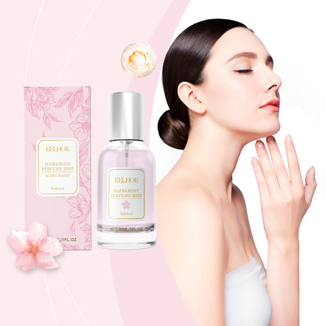 Cherry Blossom Body Hair Eau De Parfum Spray Elegant Fresh Dating Atmosphere Natural Niche Eau De Parfum Spray - V.I.P Digital Presence