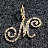 Hip hop accessories grass letter pendant melon seed buckle Cuban chain accessory - V.I.P Digital Presence