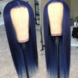 Straight Lace Front Wig Bone Straight Human Hair Wig Transparent Lace Frontal Wig Glueless Lace Front Human Hair Wigs - V.I.P Digital Presence