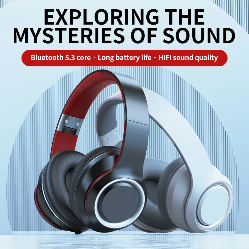 DR90 Wireless Headphones Headwear Creative Heavy Bass Effect Ultra Long Endurance Earphones - V.I.P Digital Presence