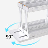 Pull out Rotating Spice Rack Organizer for Cabinet Rotate Makeup Organizer Slide Bottle Box Holder Plastic Seasoning Spice Rack - V.I.P Digital Presence