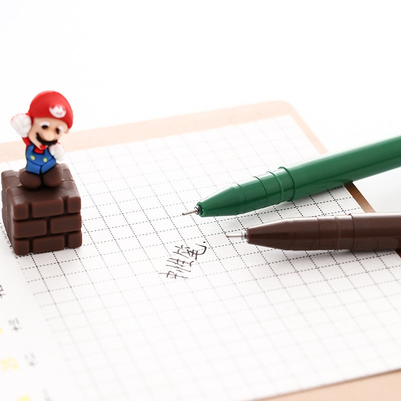 Super Mario Gel Pen Signature Pen Escolar Papelaria School Office Supply Promotional Gift - V.I.P Digital Presence