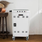 Mobile Charging Cart and Cabinet for Tablets Laptops 31+4-Device - V.I.P Digital Presence