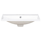 24" Bathroom Vanity Top Only White Basin 3-Faucet Holes  4" Faucet Available Ceramic - V.I.P Digital Presence