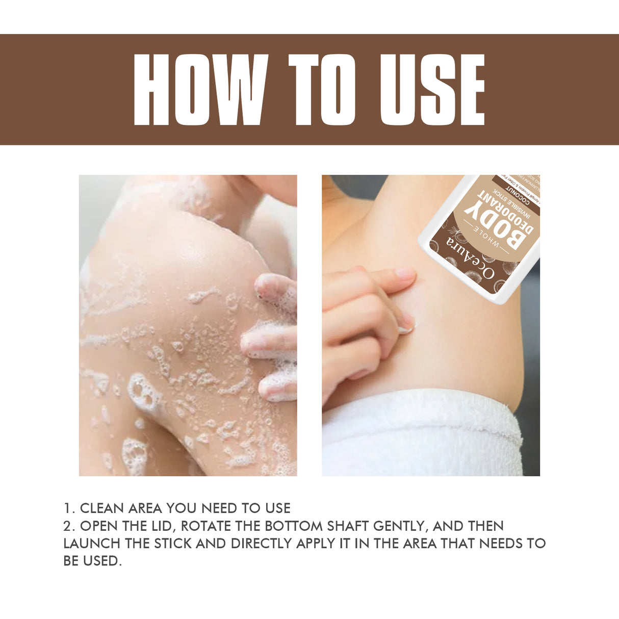 Whole Body Deodorant, Clean Armpit Sweat Odor Mild Refreshing Deodorant Stick - V.I.P Digital Presence