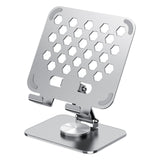 Tablet stand 360 degree rotating folding all metal live streaming learning iPad universal stand for tablets and smartphones - V.I.P Digital Presence