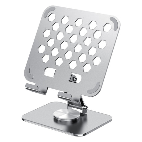 Tablet stand 360 degree rotating folding all metal live streaming learning iPad universal stand for tablets and smartphones - V.I.P Digital Presence