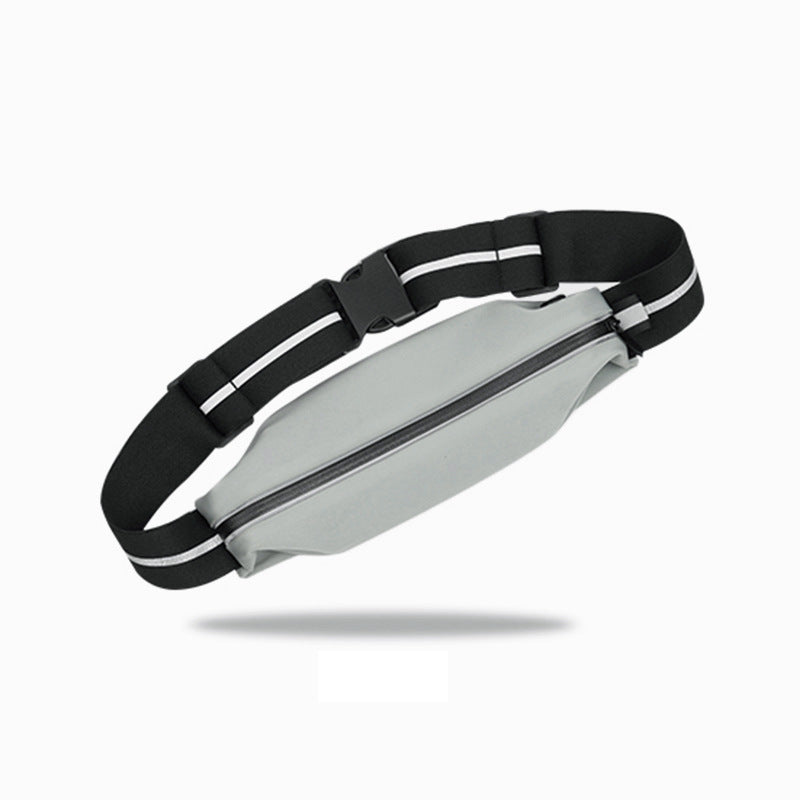 Sports waist packaging, mobile phone, men's and women's outdoor running waist bag, elastic and close fitting storage, waterproof and fashionable, not shaking - V.I.P Digital Presence