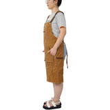 Long heavy-duty waxed canvas tool apron, carpenter apron, carpenter waterproof 18 ounces, fully adjustable - V.I.P Digital Presence