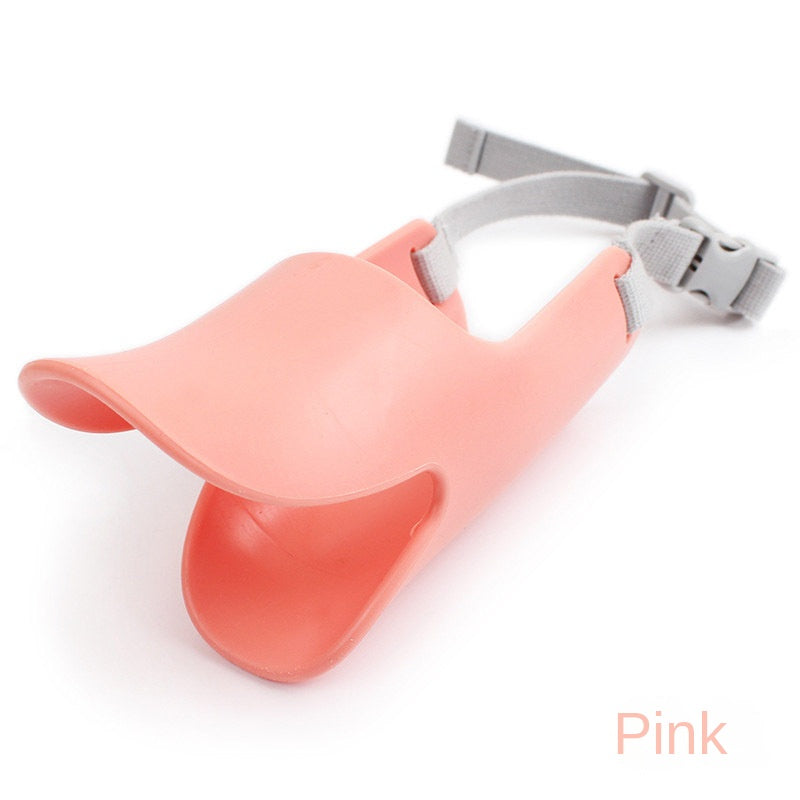 Dog Muzzle Anti-Bite and Anti-Bark Silicone Duckbill Muzzle Comfortable and Breathable Adjustable Strap Pet Mask - V.I.P Digital Presence