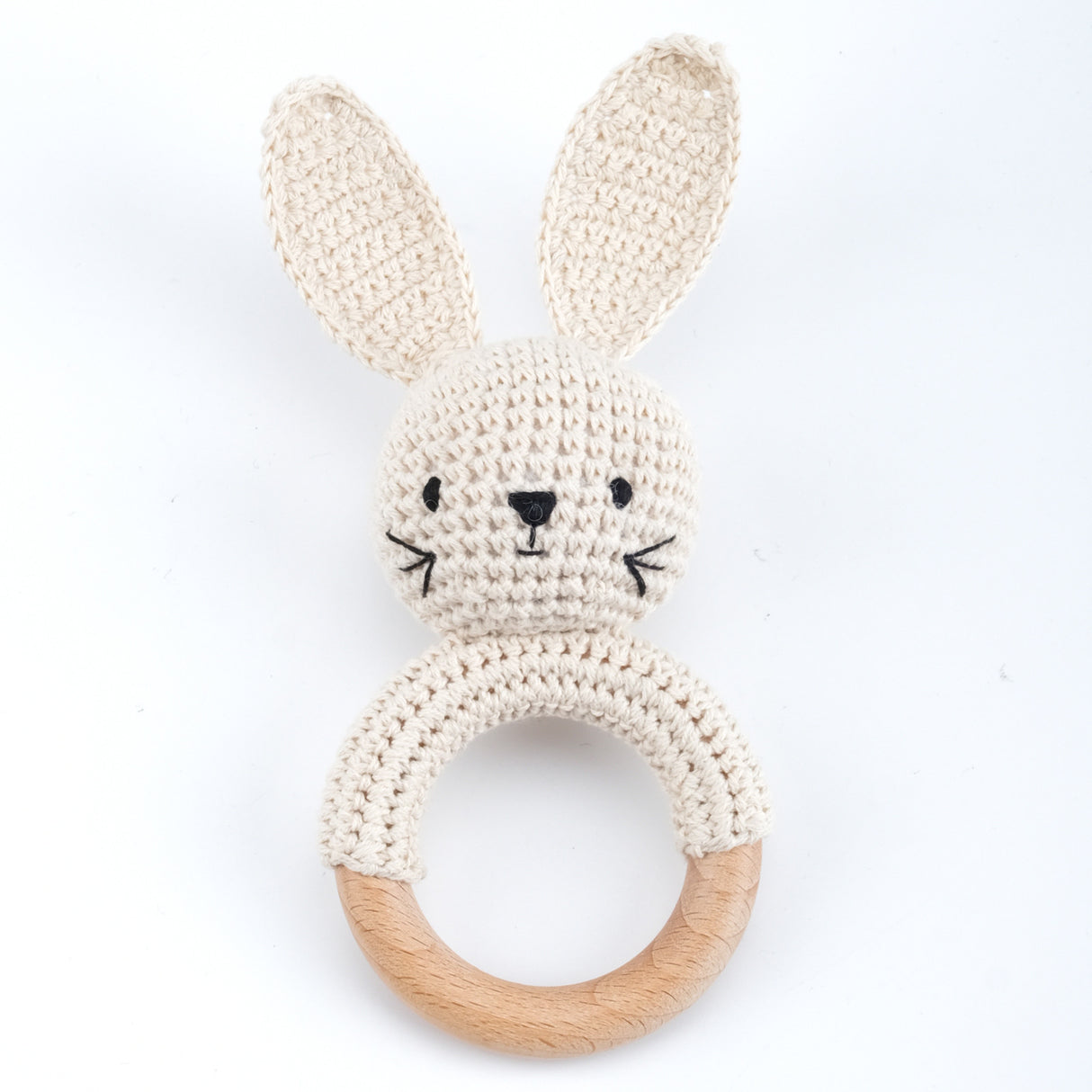 Campana relajante para bebé con nombre tallado, regalo para recién nacido, regalo para el baño, muñeca de dibujos animados tejida