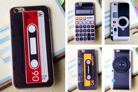 Cassette Tape Tpu silicone Case For Coque Apple iPhone 5 5s se 6 6s 6plus 6s PlusCases Camera Back Cover Capinha Vintage Fundas - V.I.P Digital Presence