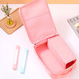 Twill Oxford Cloth Shoes Travel Storage Bags Three-layer Waterproof Shoe Bag