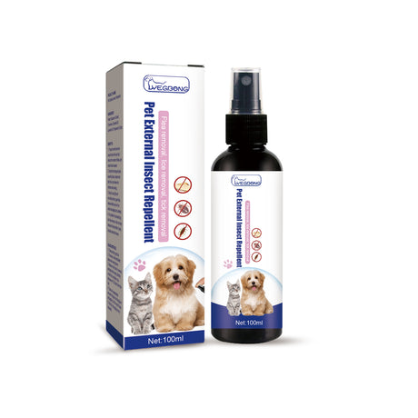 Pet Flea Spray, Cat And Dog Pet Skin Cleansing External Lice Tick Anti-Itch Spray - V.I.P Digital Presence