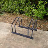 2 bicycle parking racks 22-28 inch wheel supports, maximum tire width 2.15 inches, black painted - V.I.P Digital Presence