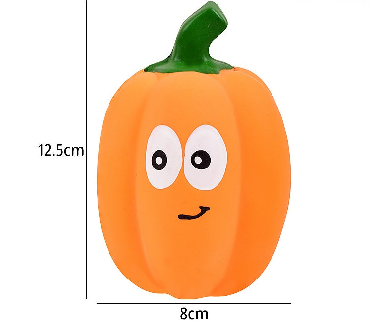 Pet Toy Latex Sound-emitting Pumpkin Realistic Cartoon Pumpkin Durable Dog Toy - V.I.P Digital Presence