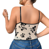 Low cut fishbone waistband backless French style camisole top - V.I.P Digital Presence