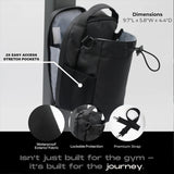 Magnetic Sling Bag for Men & Women. Ideal as a gym, travel, and work bag. Keeps your belongings off the dirty gym floor. - V.I.P Digital Presence