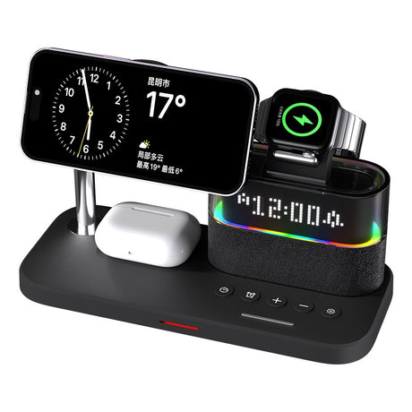 Magnetic wireless charger 3-in-1 wireless charging clock wireless charger suitable for Apple 3-in-1 wireless charging - V.I.P Digital Presence