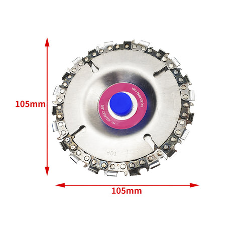 Wood Plastics 4 Inch 22 Tooth Grinder Disc Fine Chain Saw 4 Inch Angle Carving Culpting For 100/115 Angle Grinder - V.I.P Digital Presence