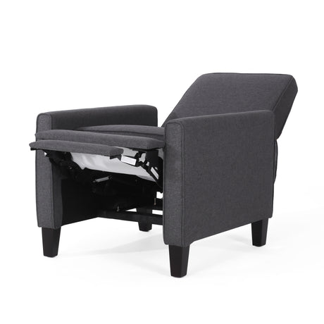 Smoke Fabric Push Back Chair for Elegant Home Décor - V.I.P Digital Presence