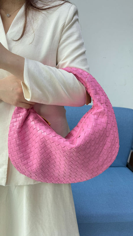 Large size women's woven bag large capacity hand-held armpit bag women's bag - V.I.P Digital Presence