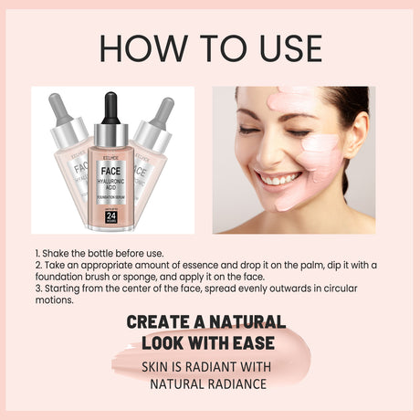 Foundation Serum, Lighten Acne Fine Lines And Dark Spots Moisturize Tender Skin Even Skin Tone Concealer Anti-Aging - V.I.P Digital Presence