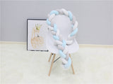 1Pcs 1M/2M/3M Baby Handmade Nodic Knot Newborn Bed Bumper Long Knotted Braid Pillow Baby Bed Bumper Knot Crib Infant Room Decor - V.I.P Digital Presence