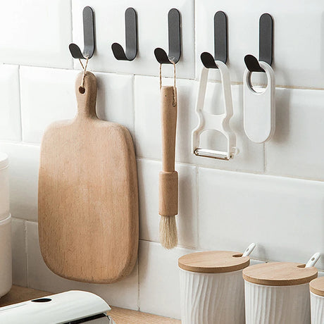 12Pcs Self Adhesive Hooks Heavy Duty Stainless Steel Wall Hooks Waterproof Sticky Hooks Bathroom Hang Towels Keys Coat Bags - V.I.P Digital Presence