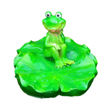 Floating Frog and Fish Pond Scenery Water Surface Decoration Water Fountain Resin - V.I.P Digital Presence