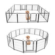 16 Panels Dog Playpen for outdoor,yard,camping,24"Height dog fence with 2 doors. - V.I.P Digital Presence