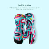 Winter children skiing gloves cycling waterproof windproof cashmere thick warm gloves children - V.I.P Digital Presence