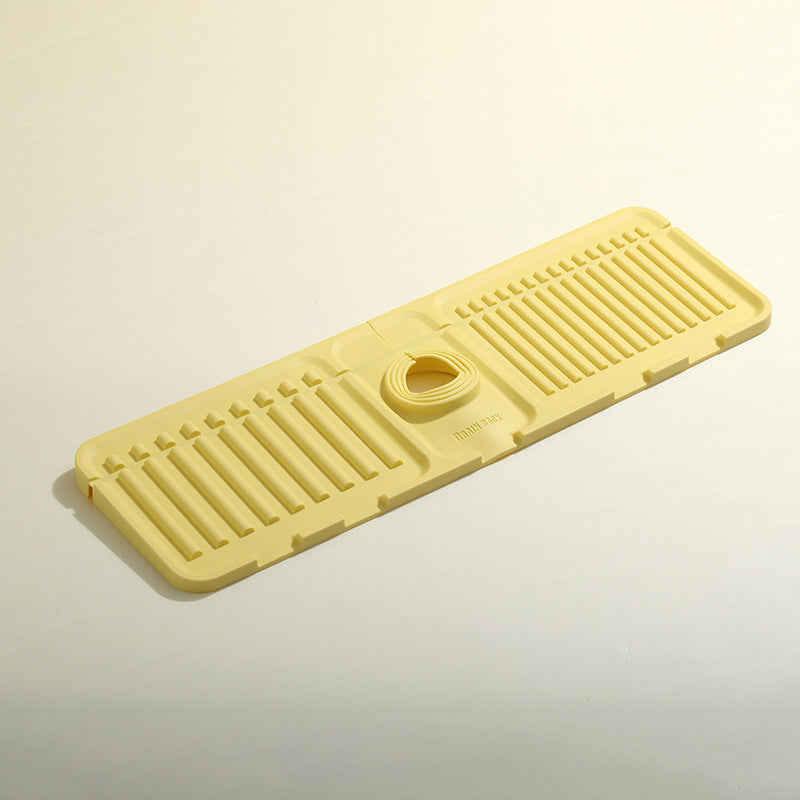 Heighten slope drain mat faucet sink splash mat drain mat pool non slip soap mat splash mat - V.I.P Digital Presence