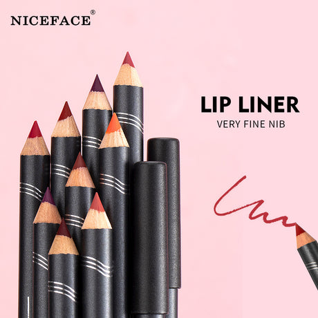 NICEFACE 12 Color Lip Liner Nude Color Modification Is Not Easy To Fade Lip Liner Matte Velvet Lipstick Lip Pencil - V.I.P Digital Presence