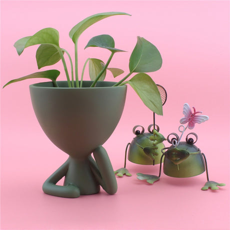 Cartoon cheek support abstract figurine desktop decoration creative home - V.I.P Digital Presence